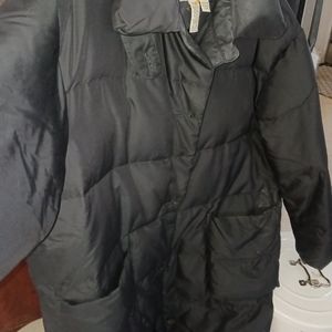 EUC Eddie Bauer full length down coat sz large